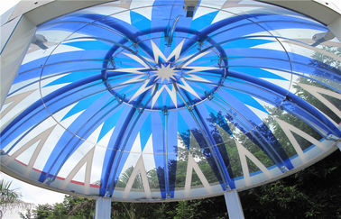 Colored Flat / cong CE Tempered Glass Đối Skylight trang trí