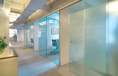 Transparent an toàn Tempered Glass Partition 12mm 15mm cho văn phòng