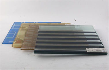 10mm trang trí tinh Panels, Silk Screen In màu Glass Sheets