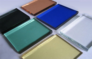 10mm trang trí tinh Panels, Silk Screen In màu Glass Sheets