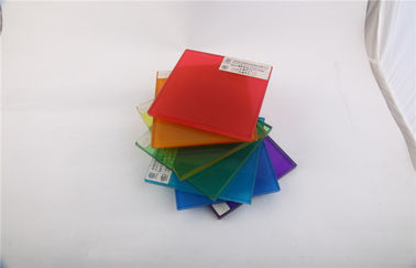 10mm trang trí tinh Panels, Silk Screen In màu Glass Sheets