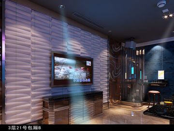 Removable phòng ngủ / phòng tắm tường Sticker 3D trang trí tường Panels âm thanh hấp thụ