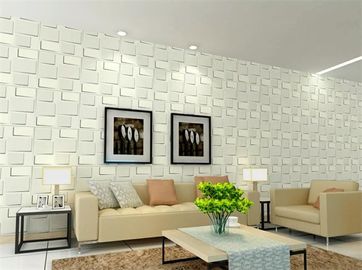 Tùy Logo trang trí 3D Textured Wall Panels Colorful Wallpaper 1,5 cm Độ dày