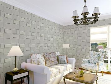 Tùy Logo trang trí 3D Textured Wall Panels Colorful Wallpaper 1,5 cm Độ dày
