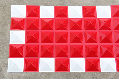 Chống cháy ngoài trời ốp 3D Textured Wall Panels Tùy Logo 3D Wall nền