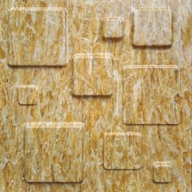 Không thấm nước chống cháy Ban 3D Marble Texture Đá ốp 3D Wall Panels