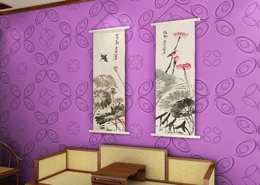 Trong nhà nền đa màu Phủ tường 3D Wall / Modern 3D Wall Stickers cho khách sạn