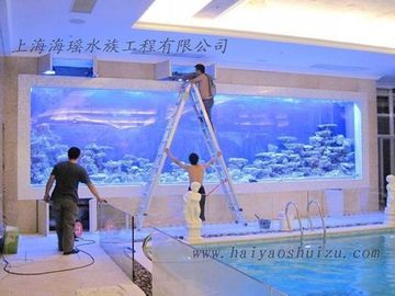 Milky Aquarium Pool PMMA huỳnh quang Acrylic Sheet, rõ ràng Plexiglass Panels