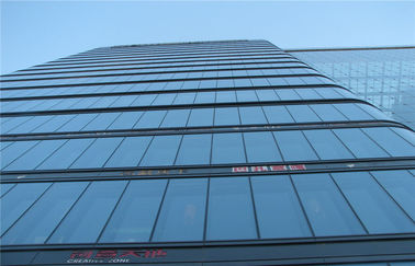10mm 12mm 15mm Hollow Low-E kính, Mirror Glass Curtain Wall