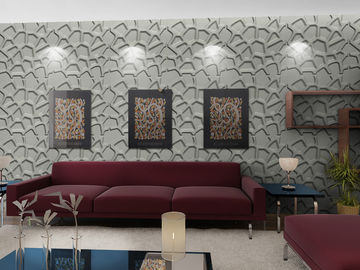 Thời trang Wall Art 3D Living Room Wallpaper, hiện đại 3D Wall Panel cho sofa nền